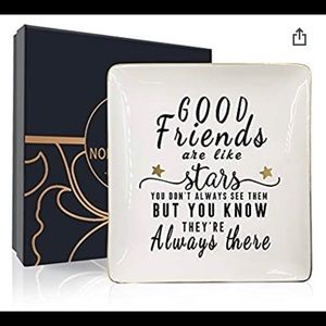 Nordic runes ceramic ring dish